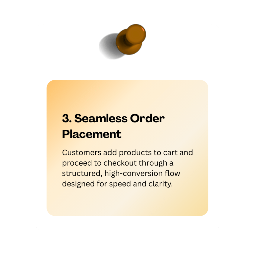 Hyperlocal - seamless order placement