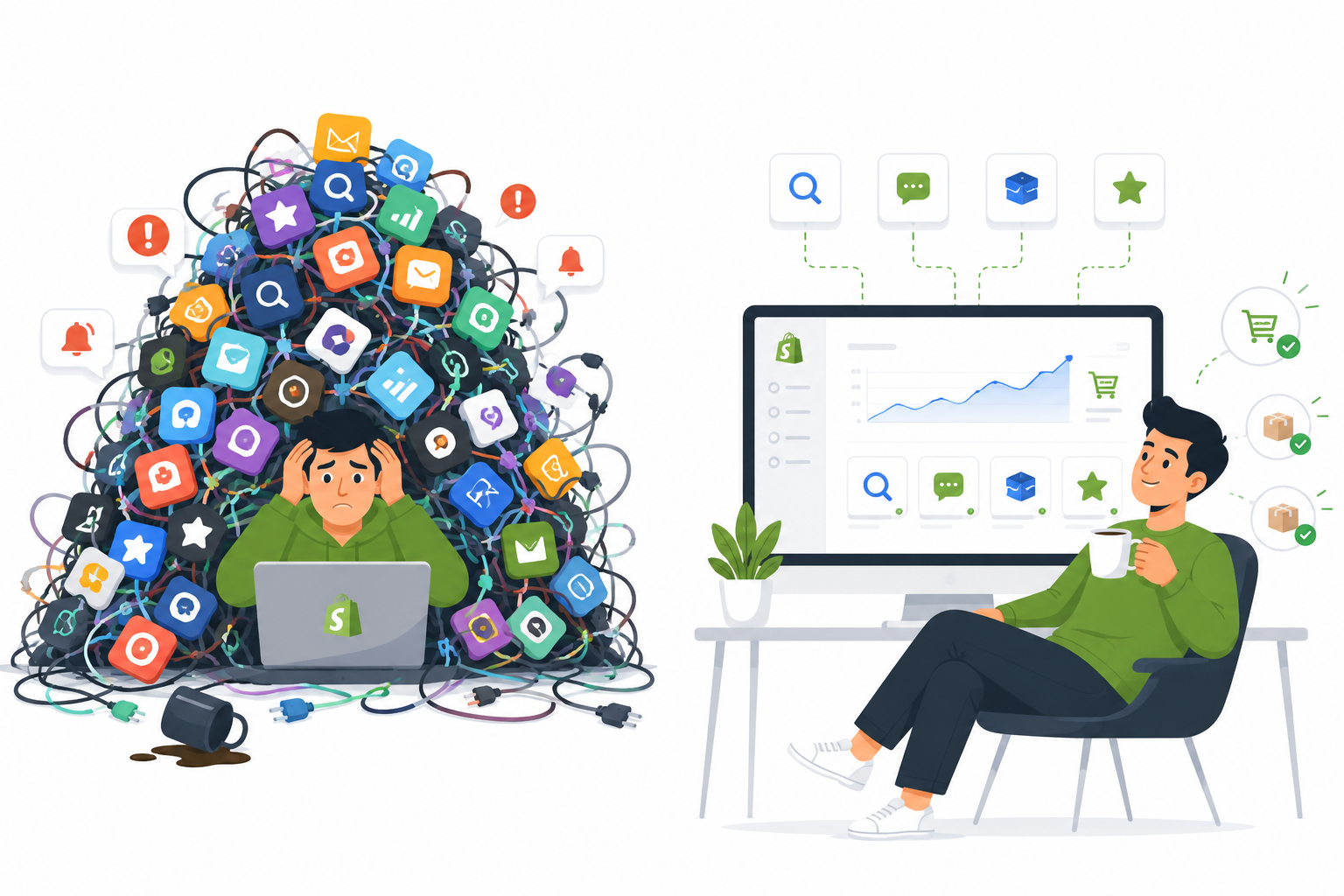 Too Many Shopify Apps vs Essential Apps